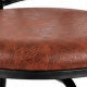 Swatch for the Hurley Rustic Brown Swivel Bar Stool