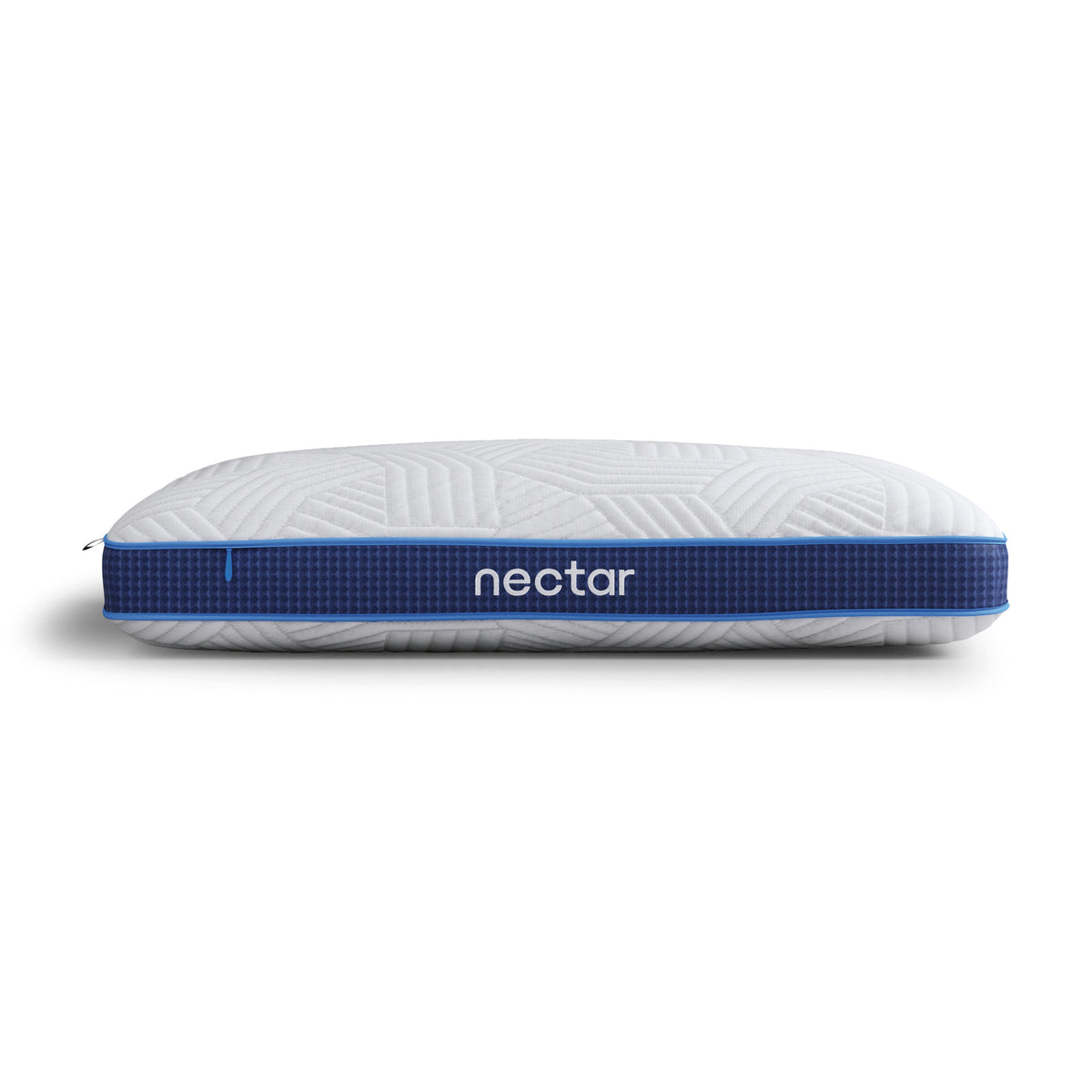 Side view of Nectar Luxe Queen Pillow