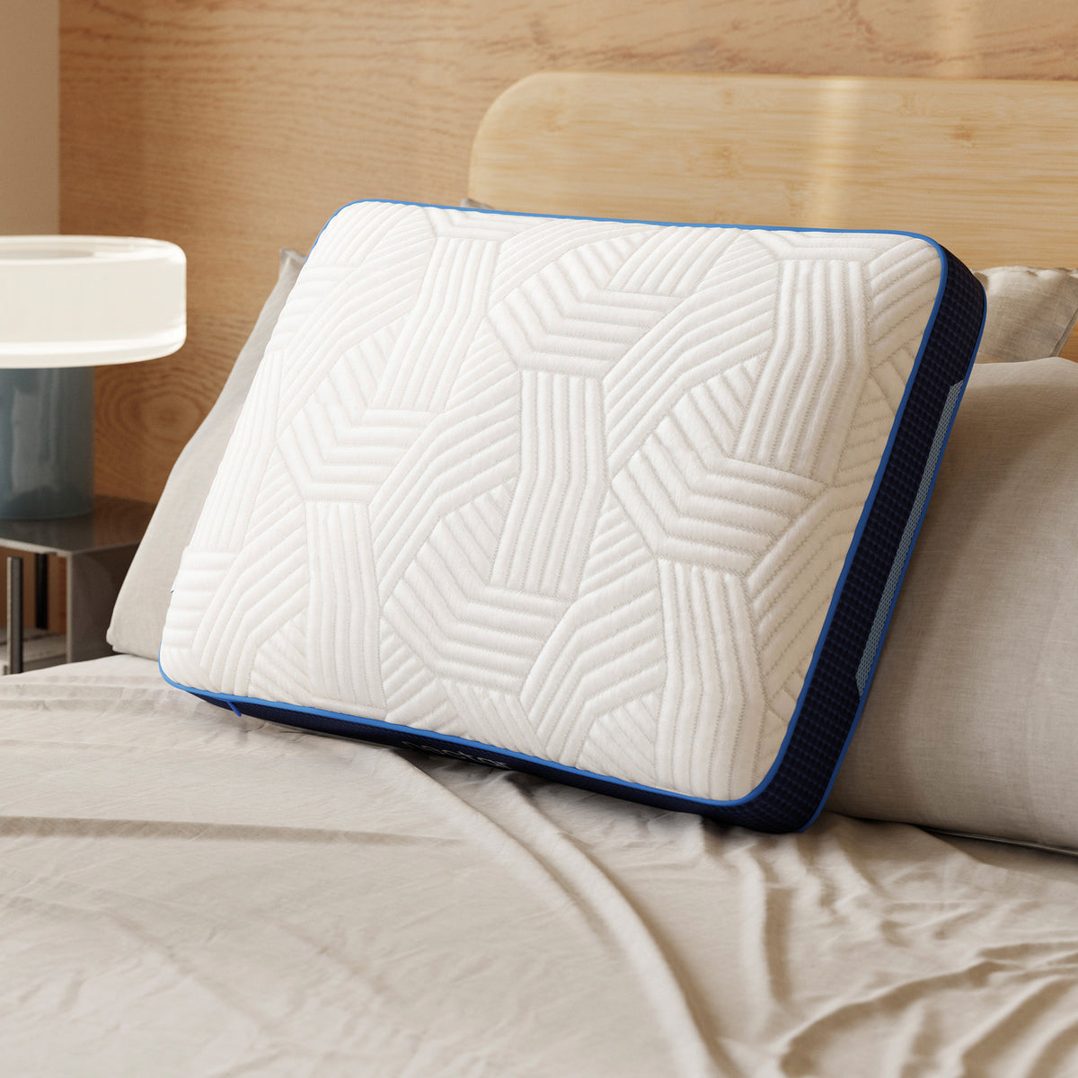 A room setting featuring Nectar Ultra Queen Pillow