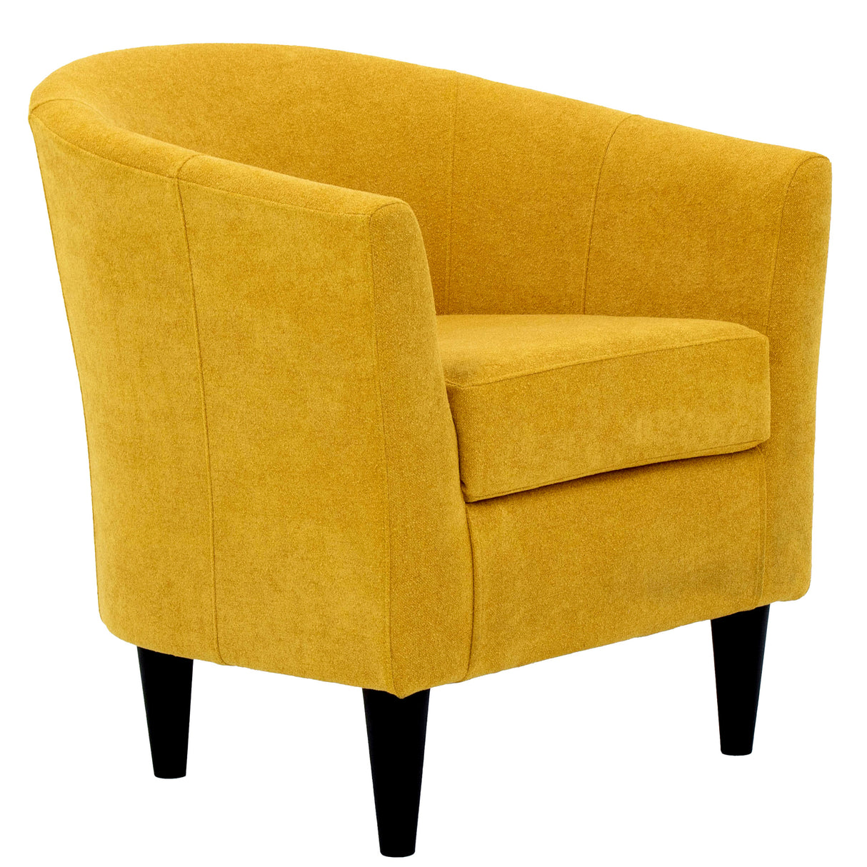 Front right view of Chloe Marigold Accent Chair
