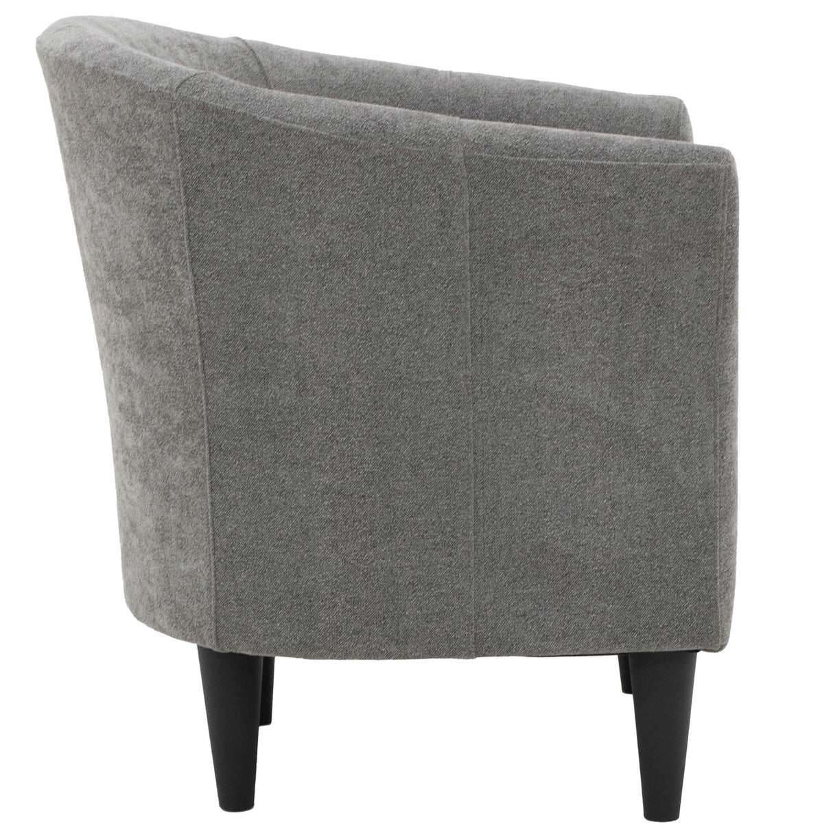 Side view of Chloe Slate Accent Chair