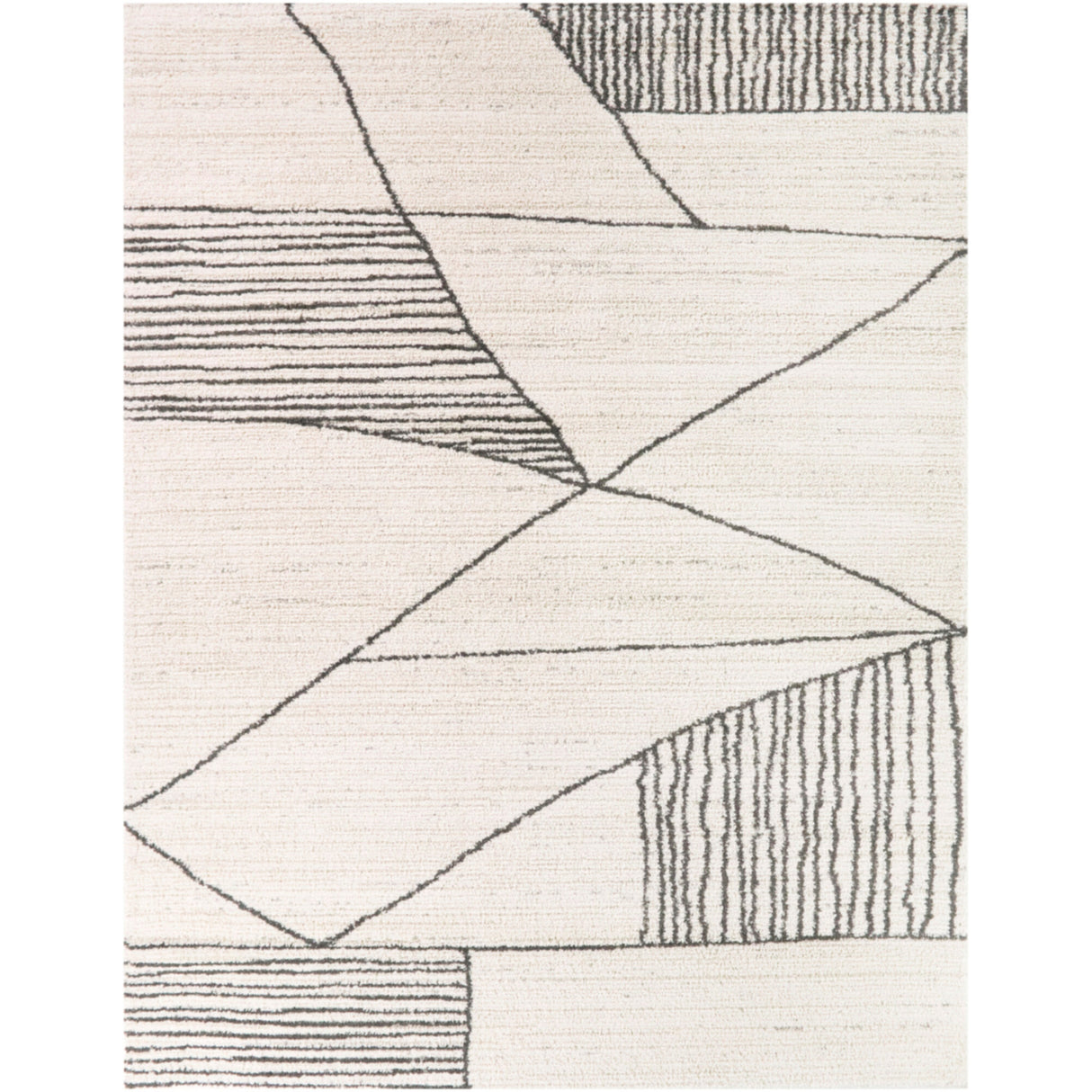 Barrell Charcoal 8x10 Abstract Rug QK1108318