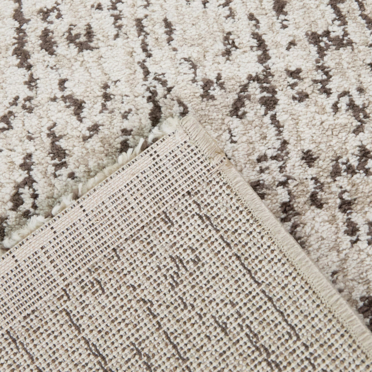 Back view of Mari Moroccan Cream 8x10 Rug