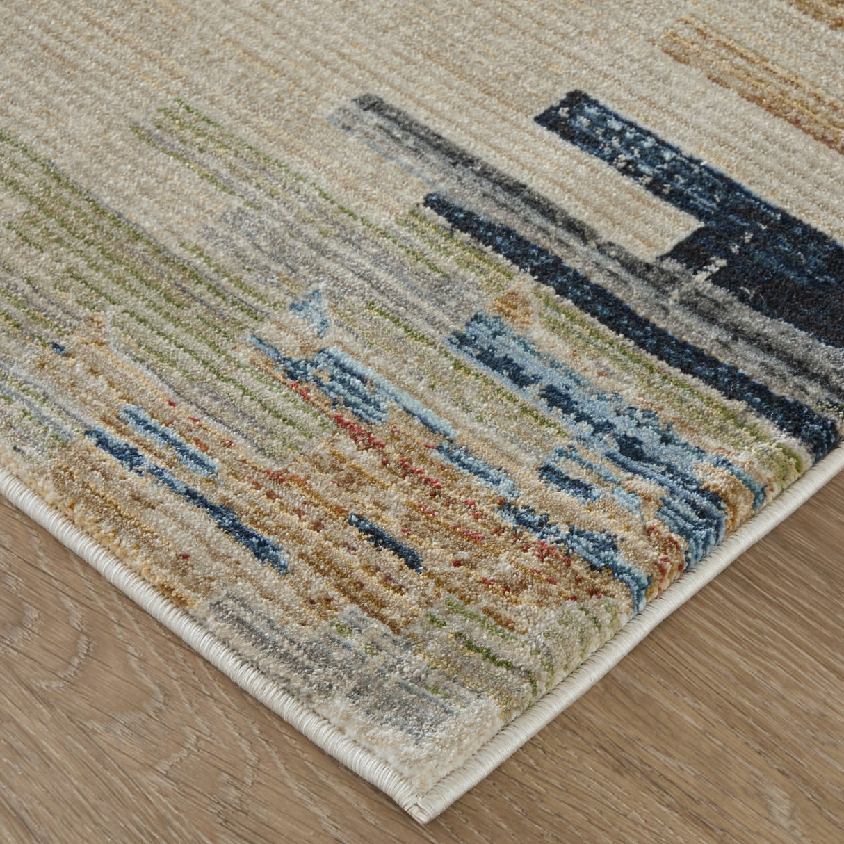 A room setting featuring 5'x8' Rugs Sand Melrose 39ULF Rug