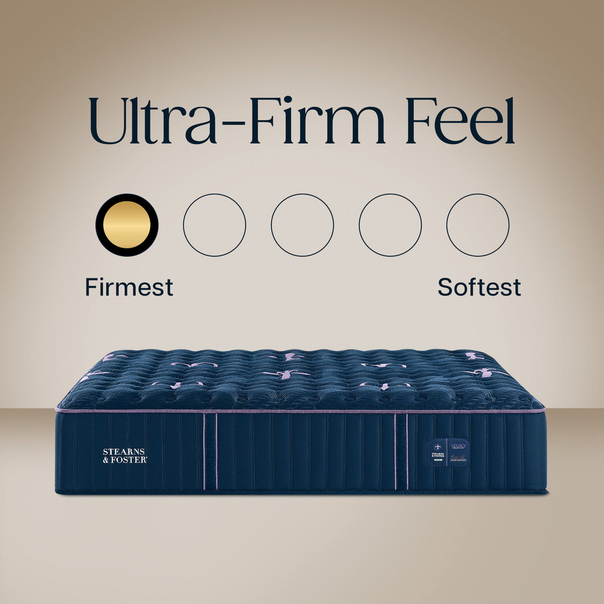 Detail view of Stearns and Foster Legacy Ultra Firm II Queen Mattress