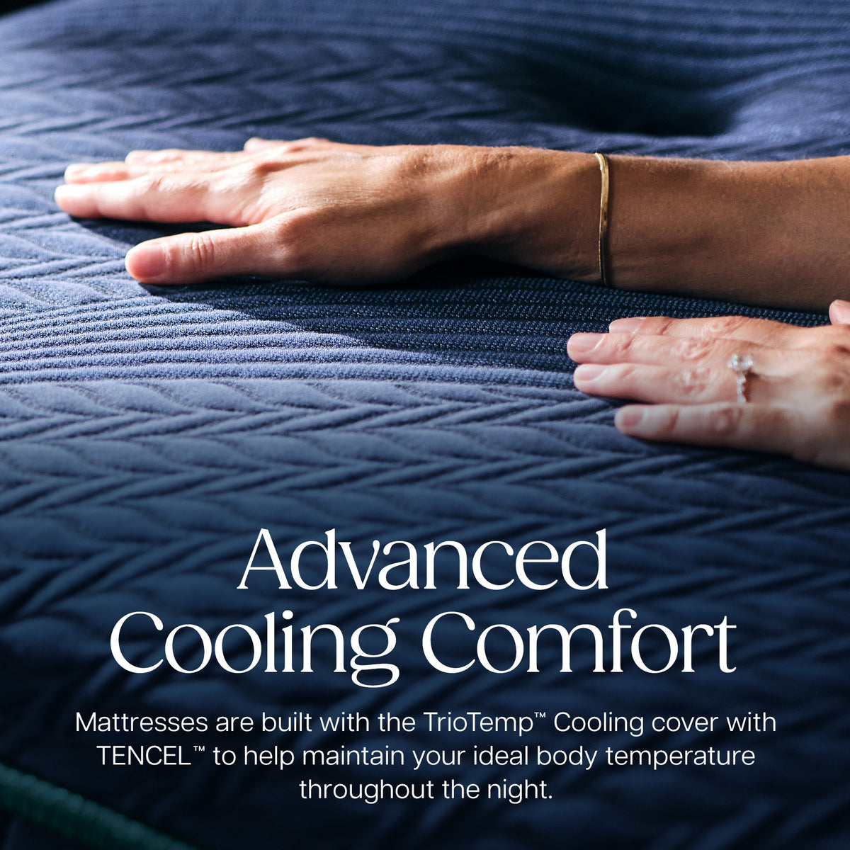 Detail view 5 of Stearns and Foster Legacy Soft Hybrid II Split California King Mattress Set
