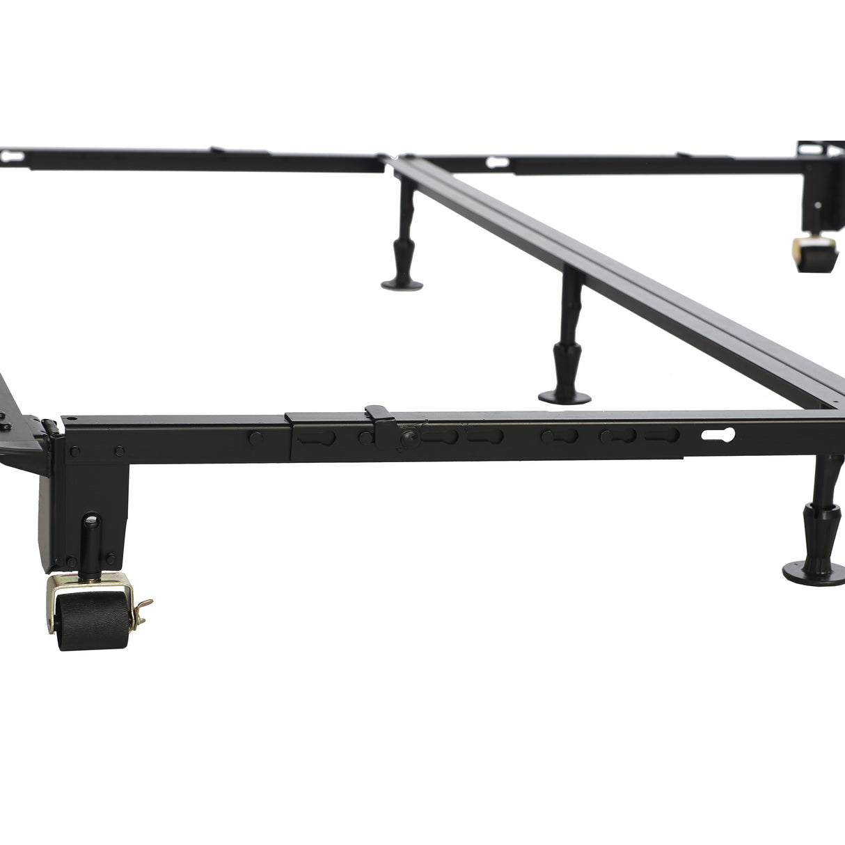 Detail view 2 of HD Instamatic Universal Black Bed Frame