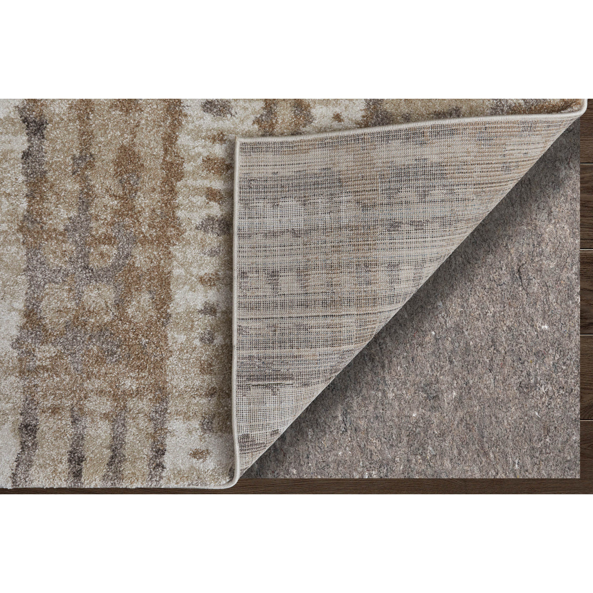 Back view of 9'x13' Rugs Brown Skyview 39QBF Rug