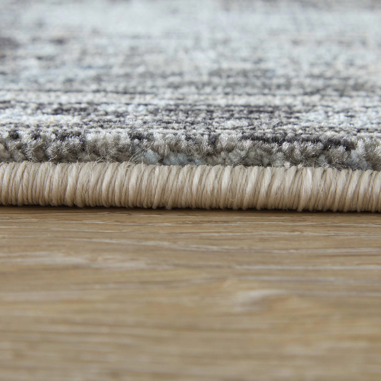 Side view of Sonora 39U9F Blue 5x8 Rug