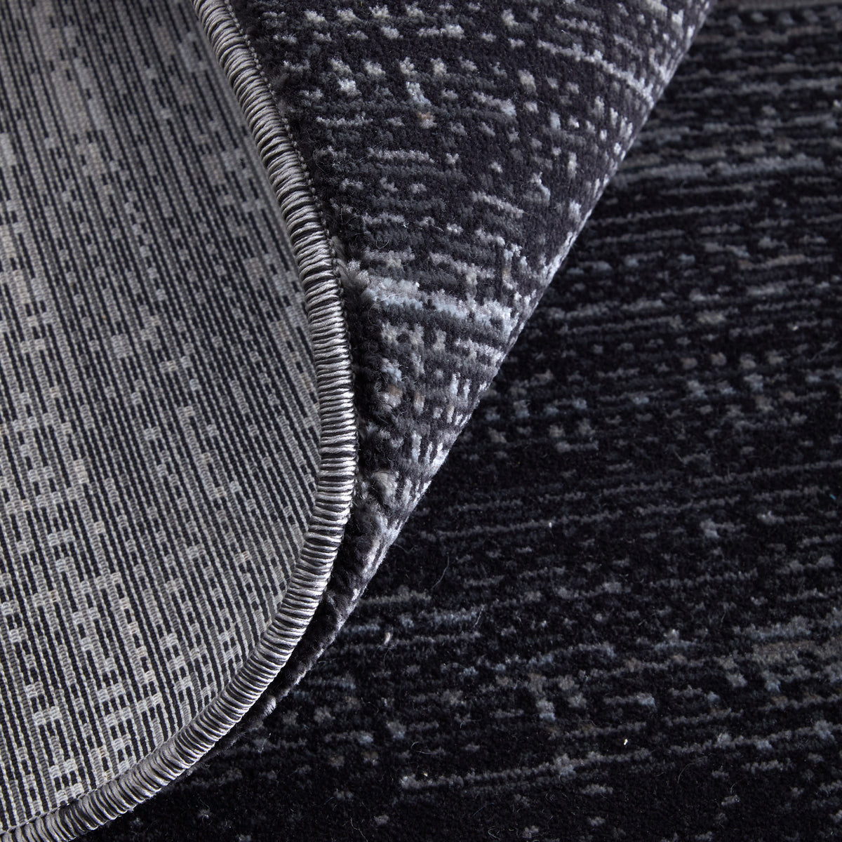 Swatch for the 9'x13' Rugs Charcoal Deja 39PJF Rug