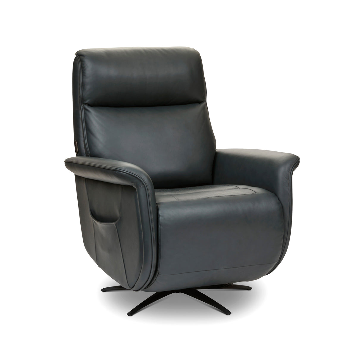 Front right view of Harbor Haven Power Swivel Recliner