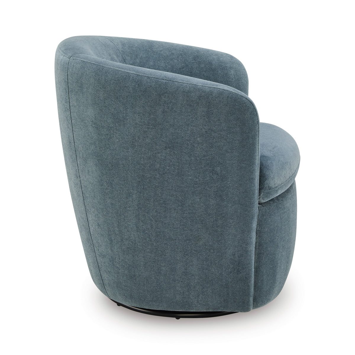 Side view of Leemont Mist Swivel Chair