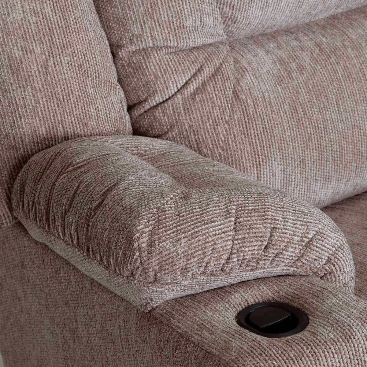 Detail view of Stone Benson Oversized Snuggler Rocking Recliner