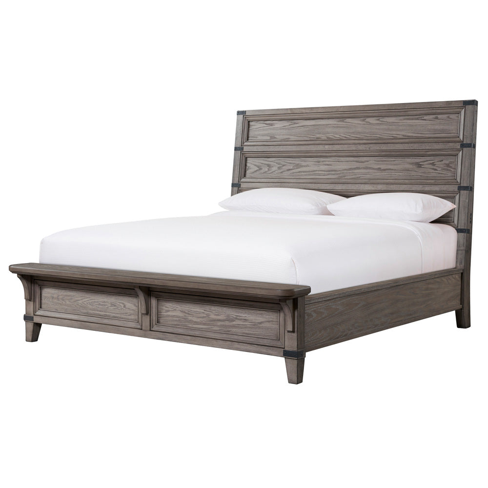 Forge Brushed Steel King Bed QK988046