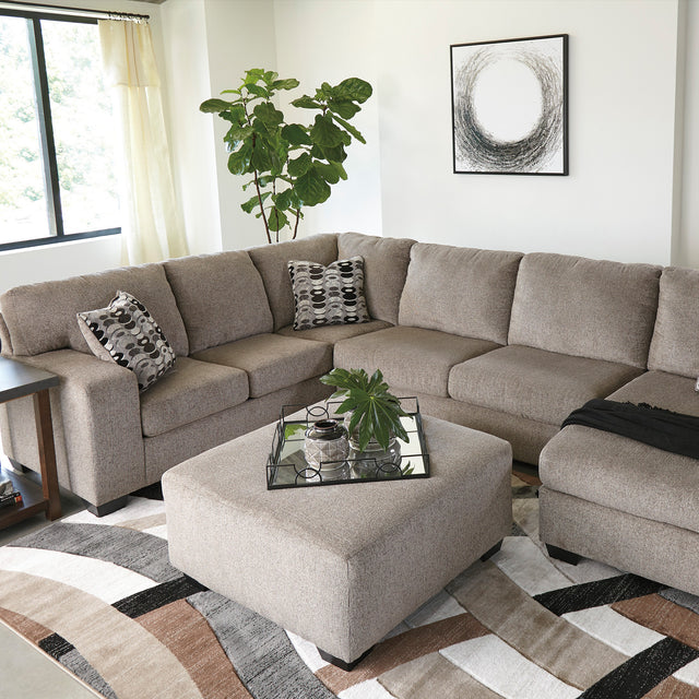 Ballinasloe sectional with chaise in living room