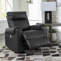 Power recliner half reclined