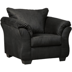 Black accent chair