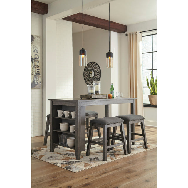 Caitbrook 5 Piece Backless Counter Dining Set - QK1013416_ASHL_LF1_RM