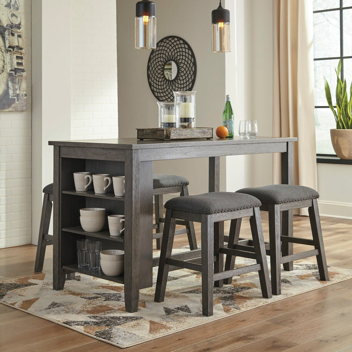 Caitbrook 5 Piece Backless Counter Dining Set - QK1013416_ASHL_LF1_RM