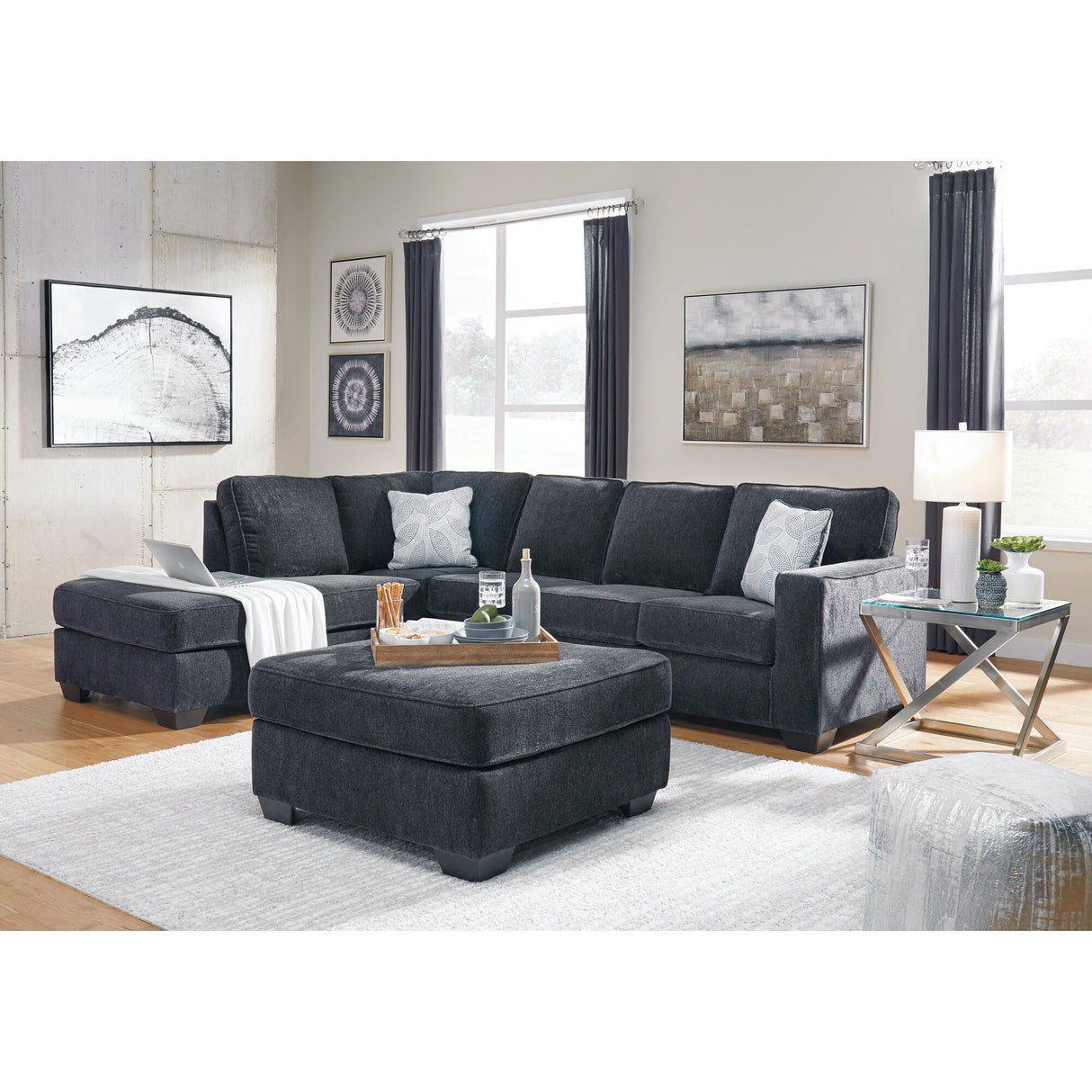 Riles Left Chaise Sectional - QK1016468_ASHL_LF1_RM