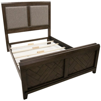 Patches Upholstered Storage Bed