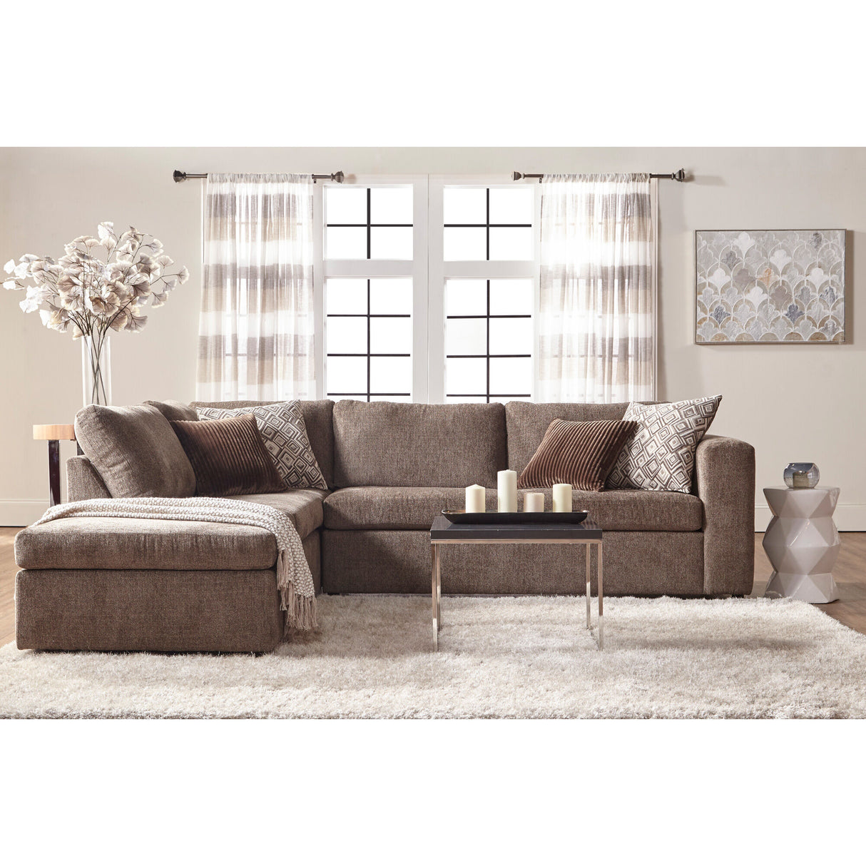 Myrtales Chaise Sectional - QK1020362_HUGH_LF1_RM