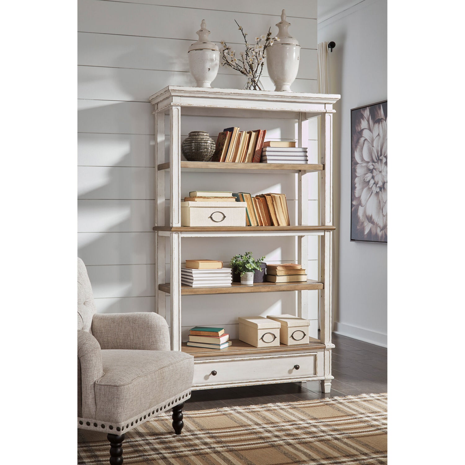 Realyn Bookcase - QK1026427_ASHL_LF1_RM