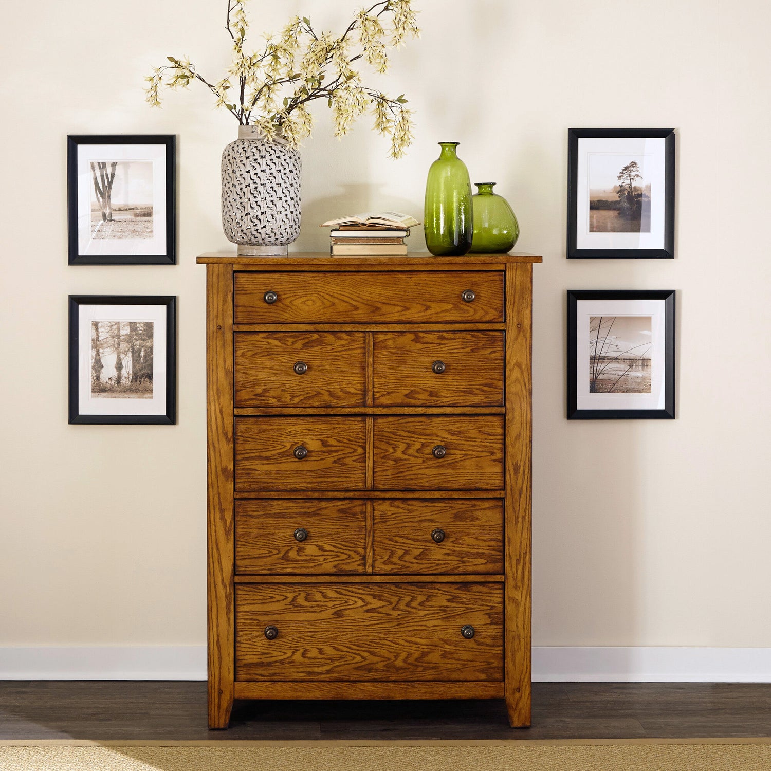 Grandpas Cabin 5 Drawer Chest - QK1027564_LIBF_LF1_RM