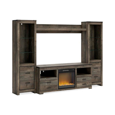 Trinell 63 Inch Fireplace Wall Unit