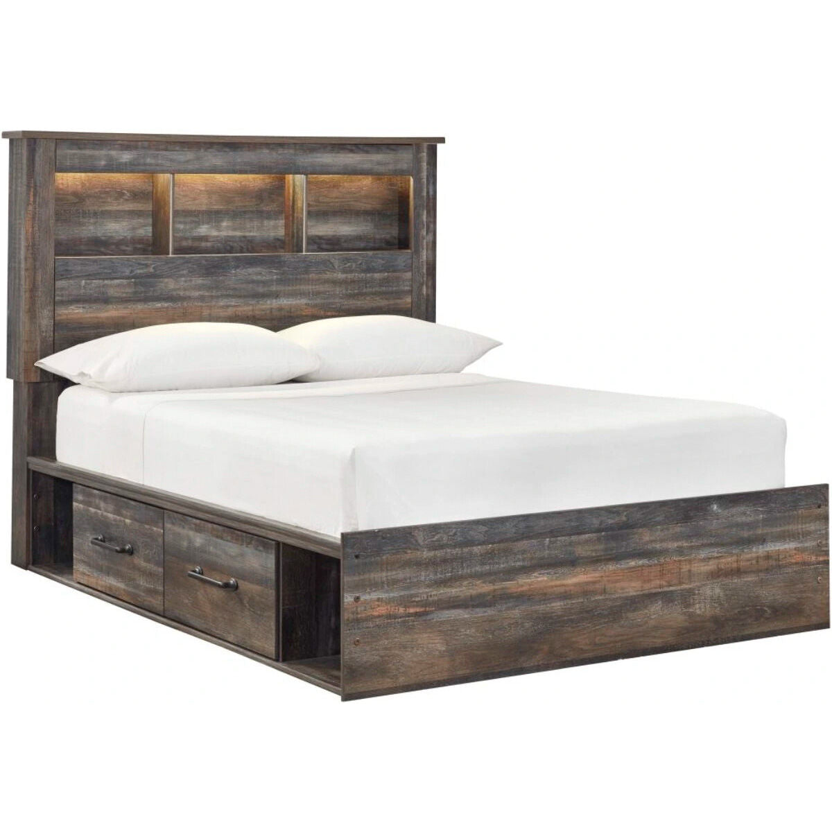 Drystan 4 Drawer Bookcase Storage Bed - QK1029253_ASHL_PRI_OL