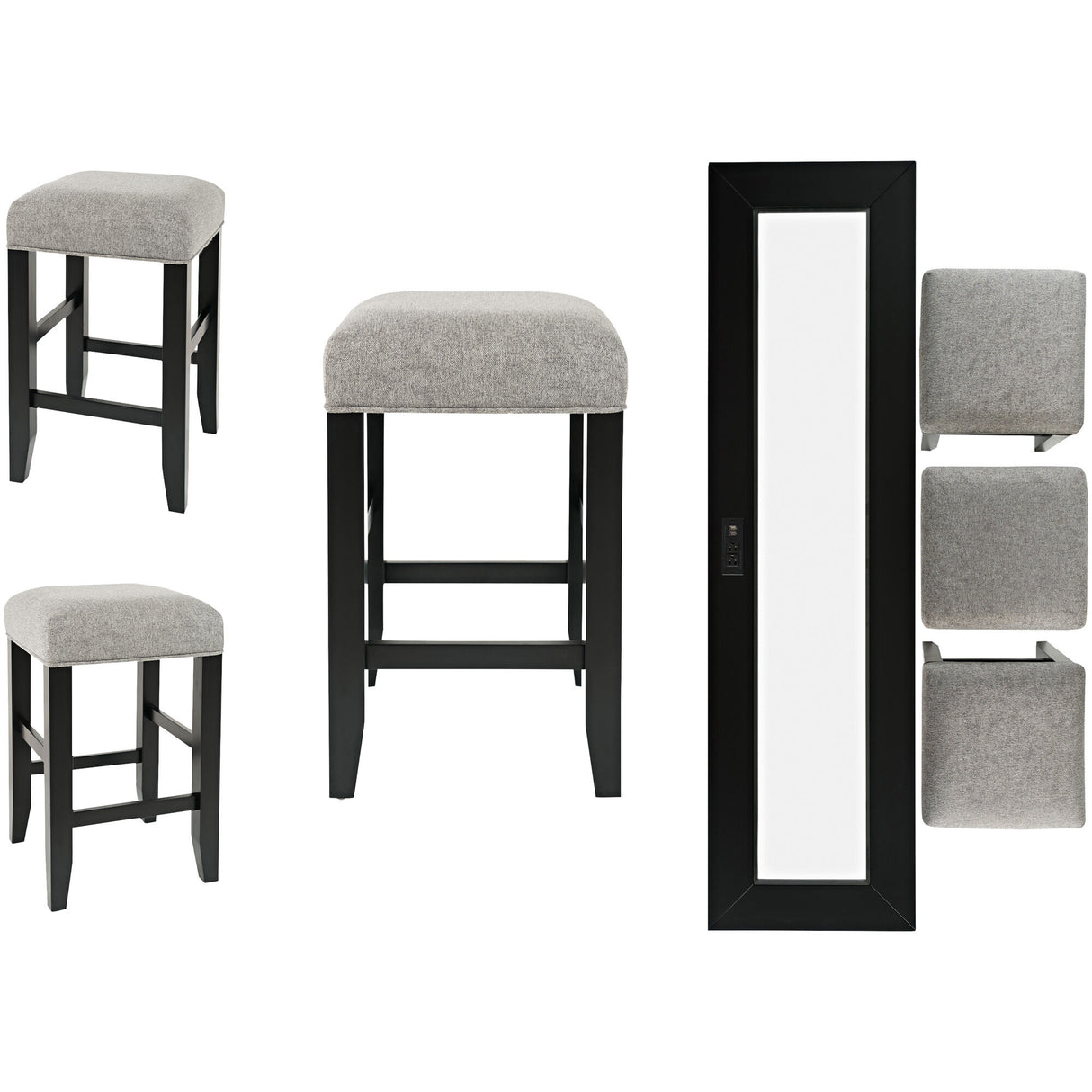 Urban Icon Sofa Table and 3 Stools - QK1030334_JOFR_IS3_OL