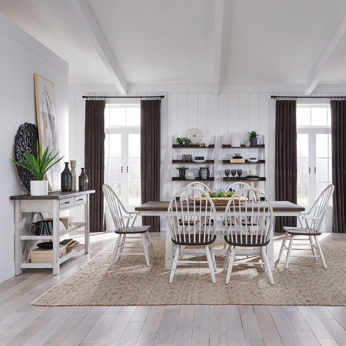 Farmhouse 5 Piece Dining Set - QK1030853_LIBF_LF1_RM