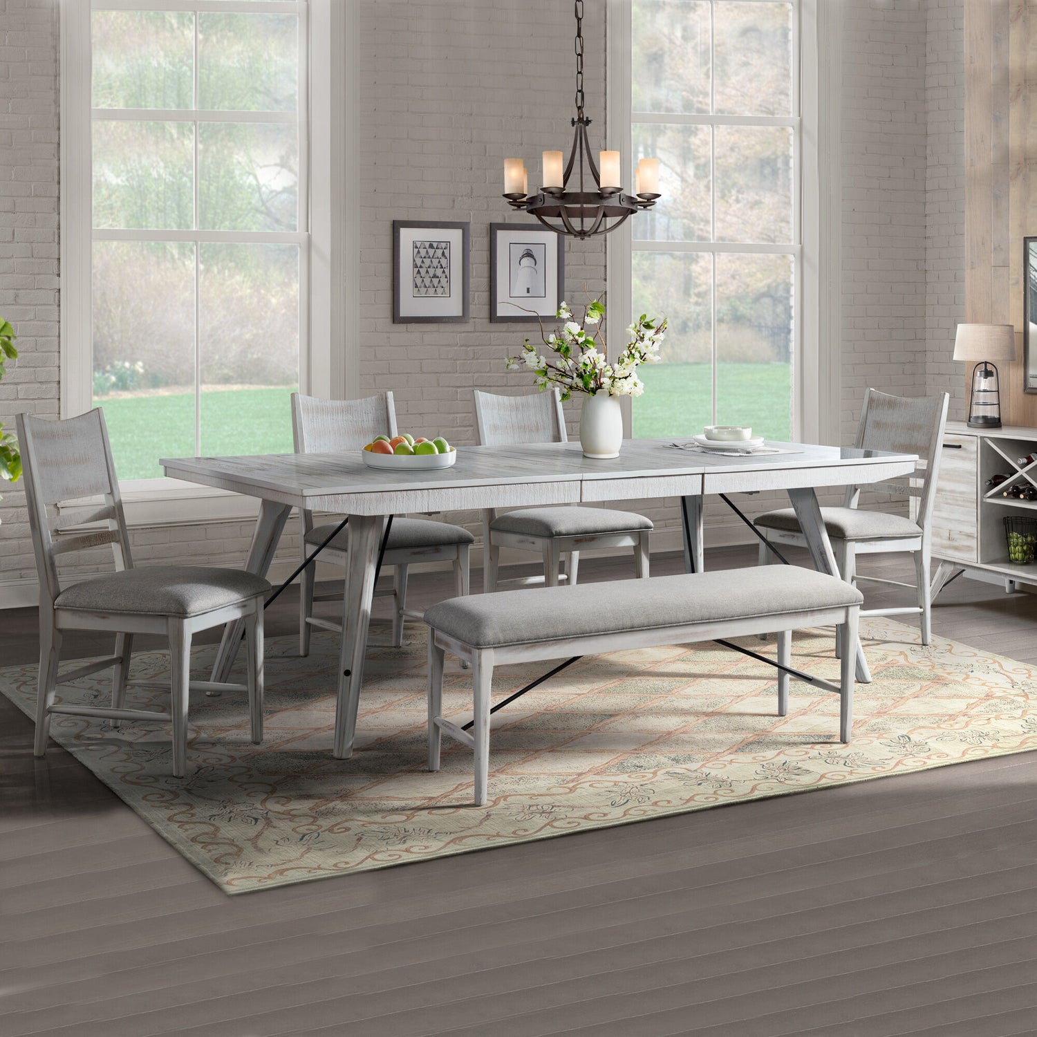 Modern Rustic Backless Bench - QK1031242_INTC_LF1_RM
