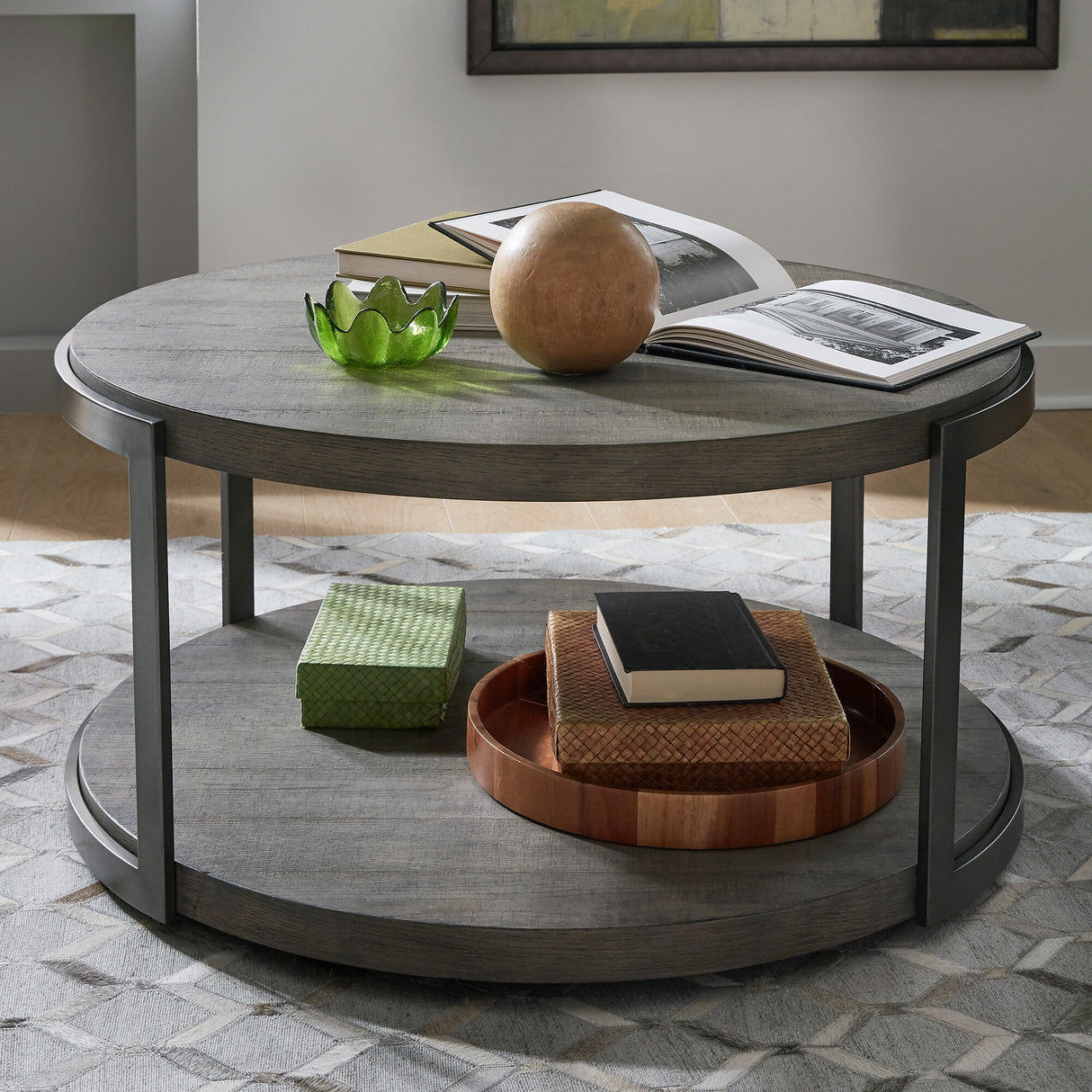 Modern View Round Coffee Table - QK1032254_LIBF_LF1_RM