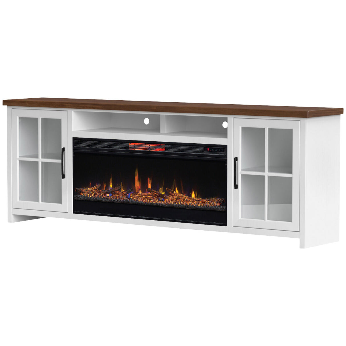 Hampton 88 Inch Fireplace Console - QK1042445_LEGE_AFL_OL