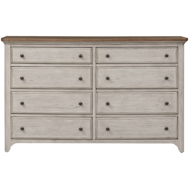 Farmhouse Reimagined 8 Drawer Dresser - QK1043396_LIBF_PRI_OL
