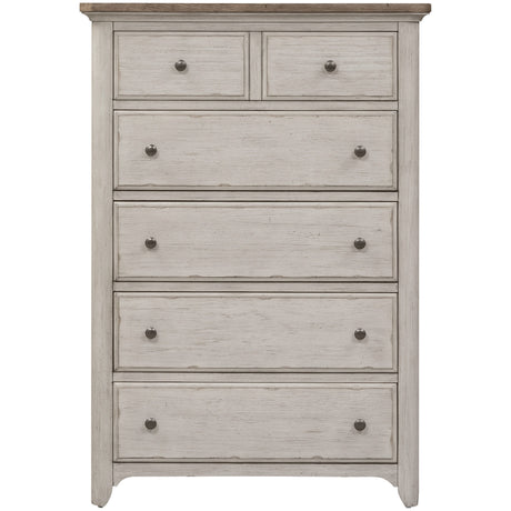 Farmhouse Reimagined 5 Drawer Chest - QK1043407_LIBF_PRI_OL