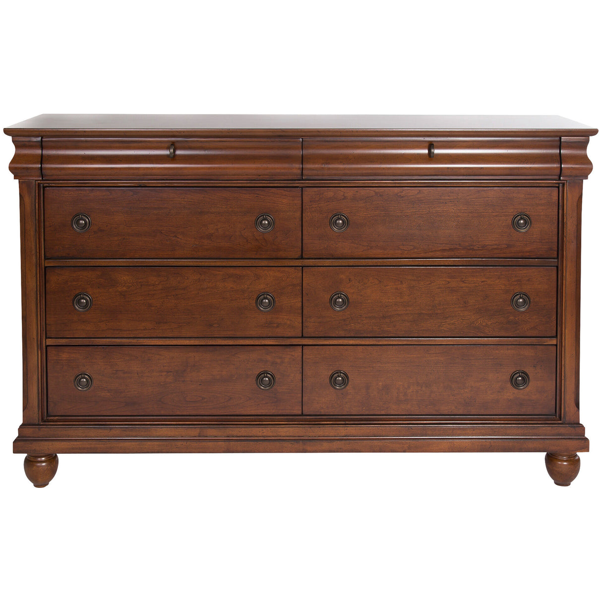 Rustic Traditions 8 Drawer Dresser - QK1043409_LIBF_PRI_OL