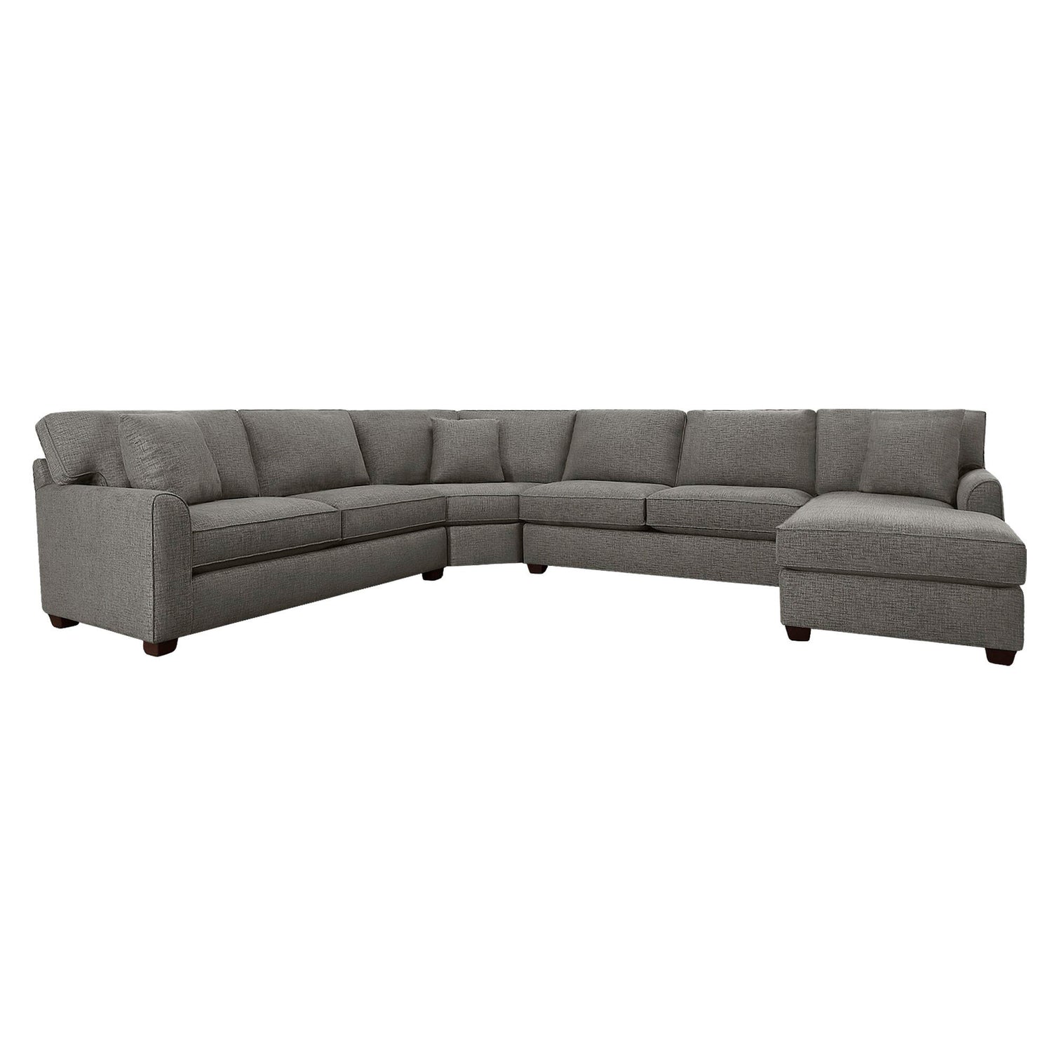 Connections Flare 4 Piece Right Chaise Wedge Sectional - QK1058513_STLI_LF1_RM