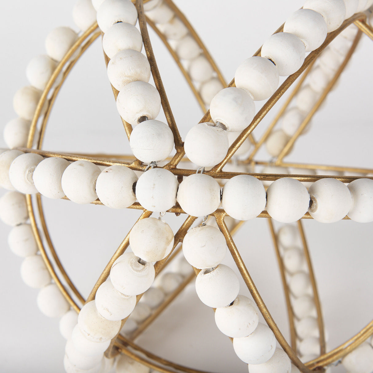 Swatch of the Espanlade White Large Beaded Orb