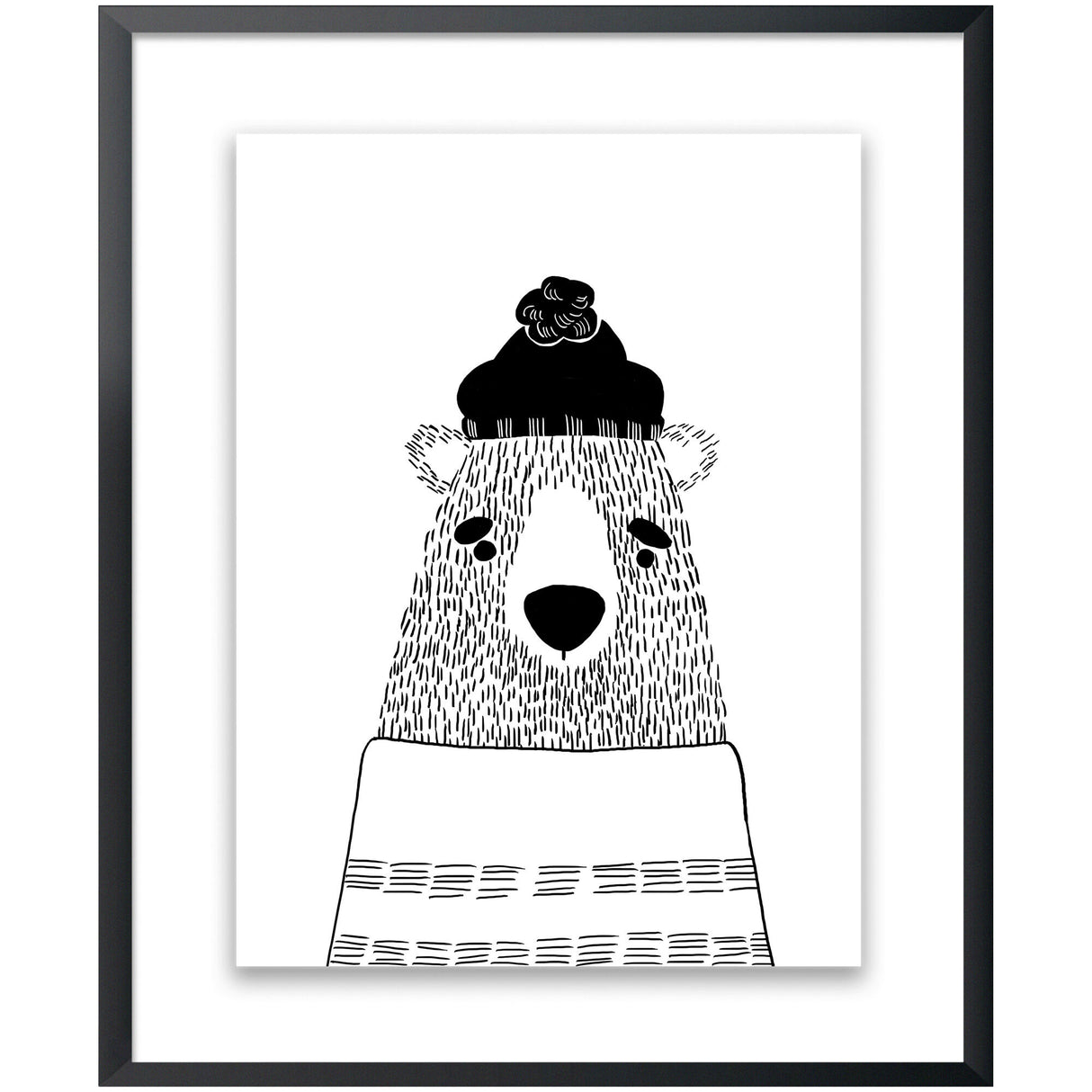 Kids White Bear Wall Art - QK1062309_NORH_PRI_OL