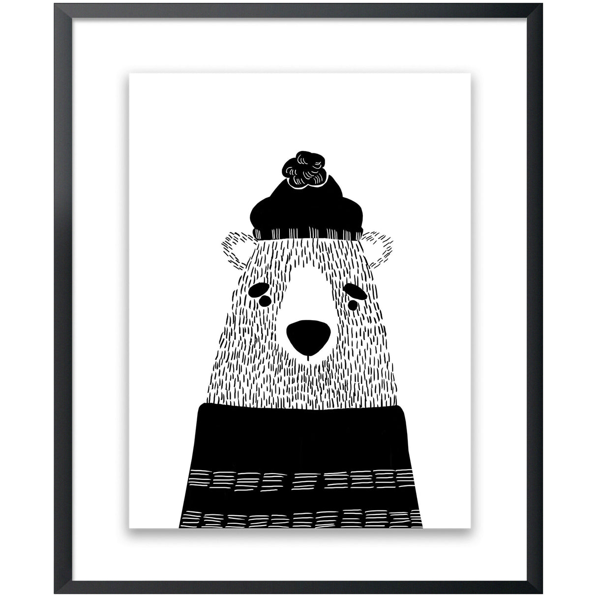 Kids Black Bear Wall Art - QK1062311_NORH_PRI_OL