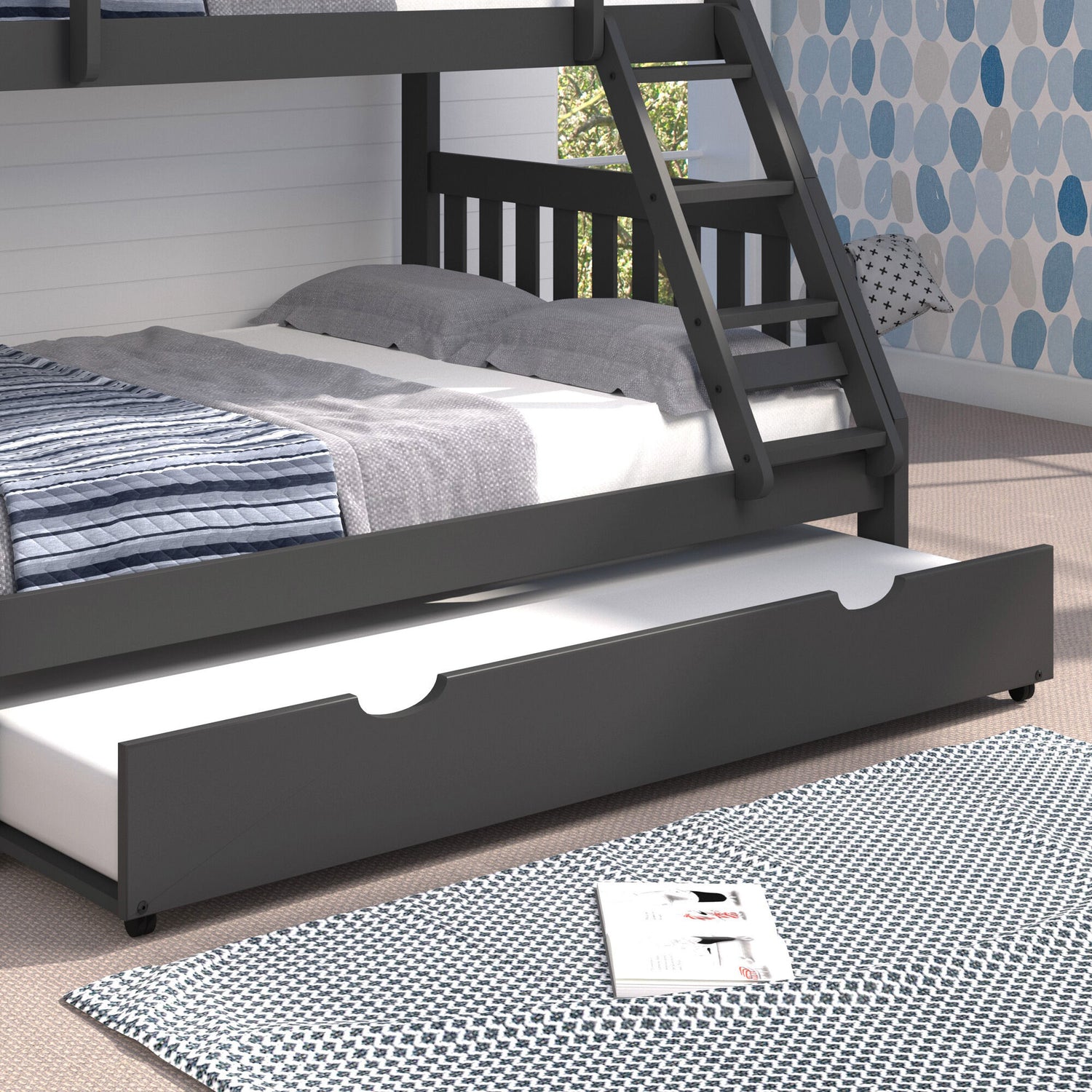 Jordan Bunk Bed With Trundle - QK1064811_CAHO_LF1_RM