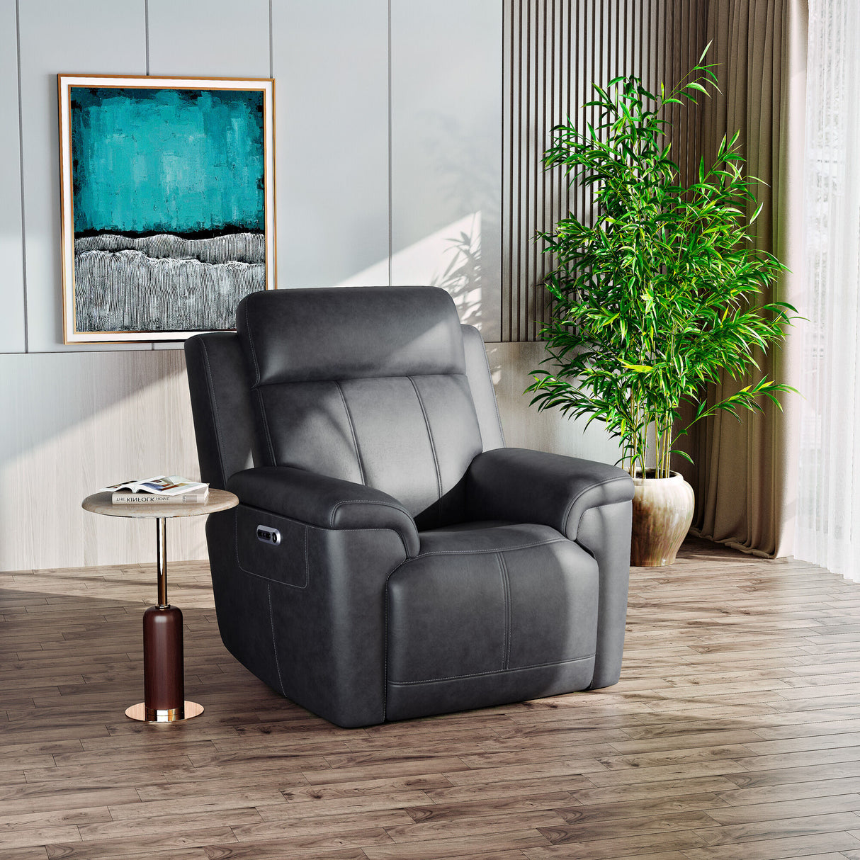 Amelia Power Recliner with Power Headrest and Lumbar - QK1086626_FLXS_LF1_RM