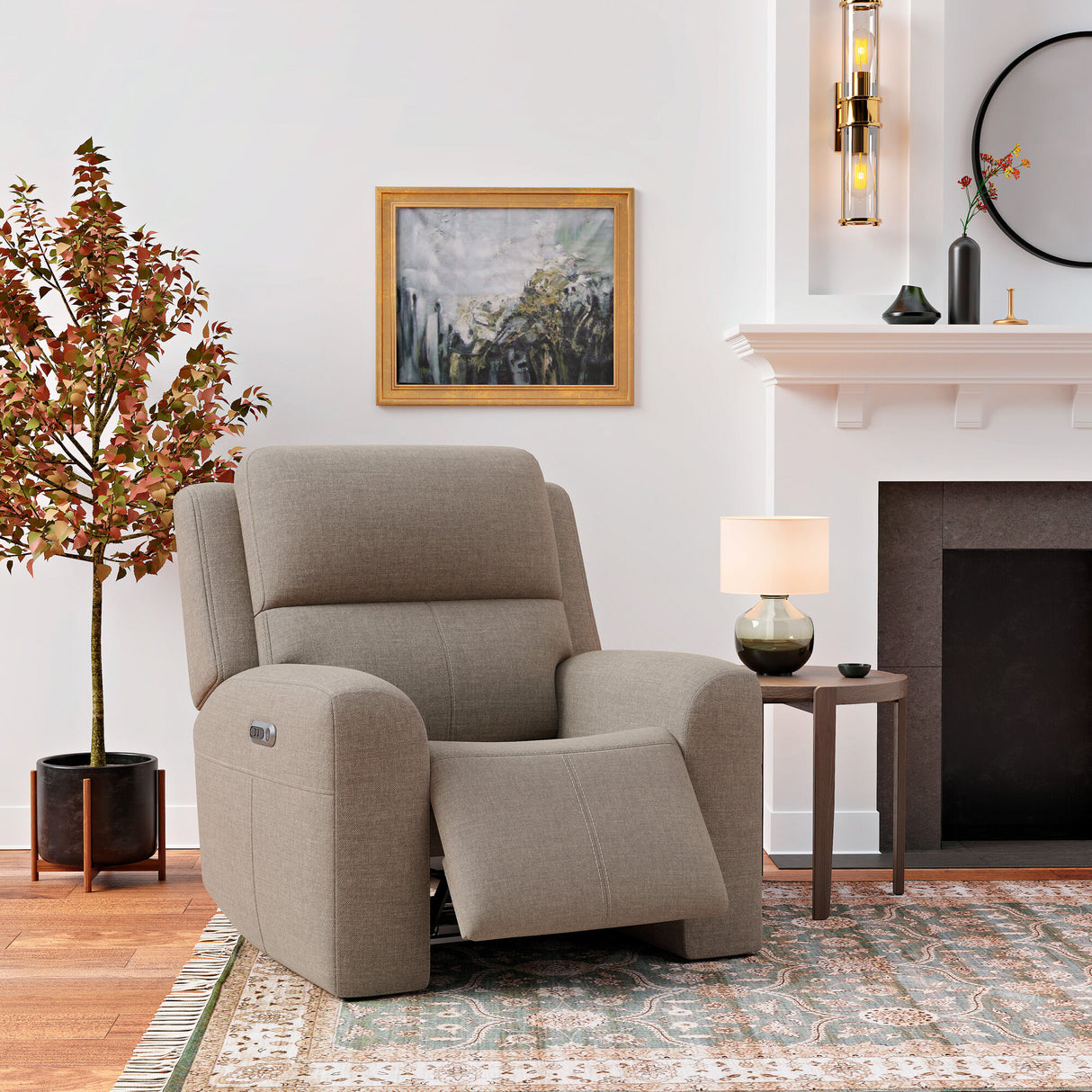 Taylor Power Recliner with Power Headrest - QK1086630_FLXS_LF1_RM