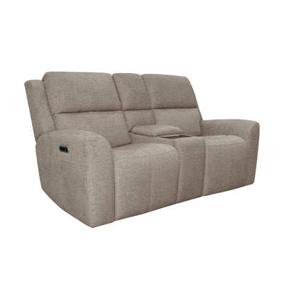 Taylor Power Reclining Console Loveseat with Power Headrests