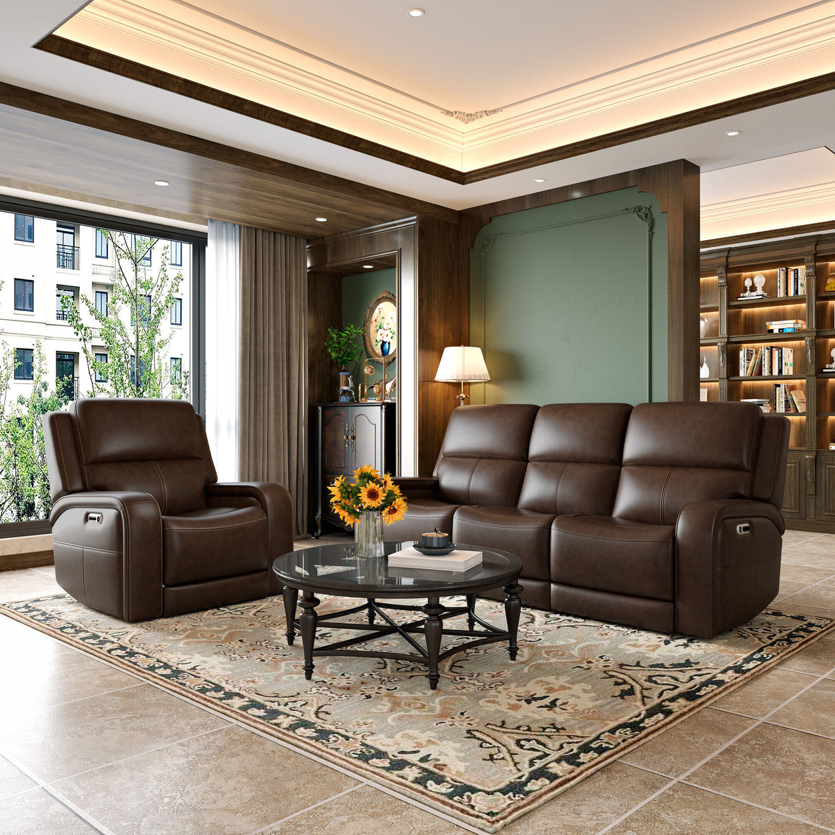 Hayley Power Recliner with Power Headrest - QK1086634_FLXS_LF3_RM