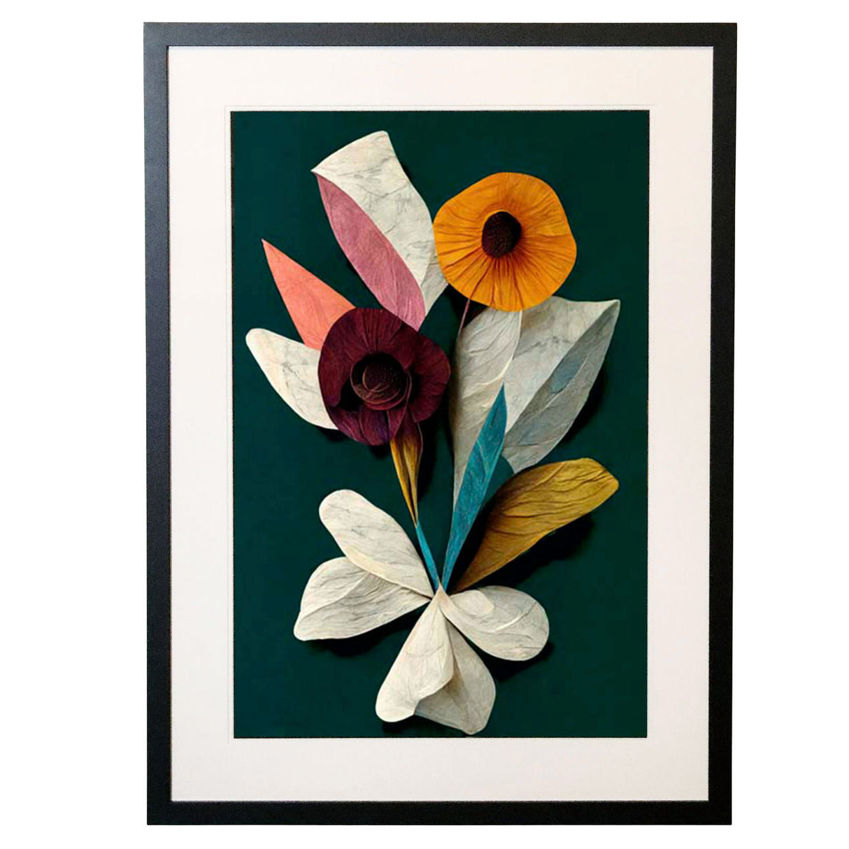 Paper Bouquet II Wall Art - QK1087921_DOVT_PRI_OL