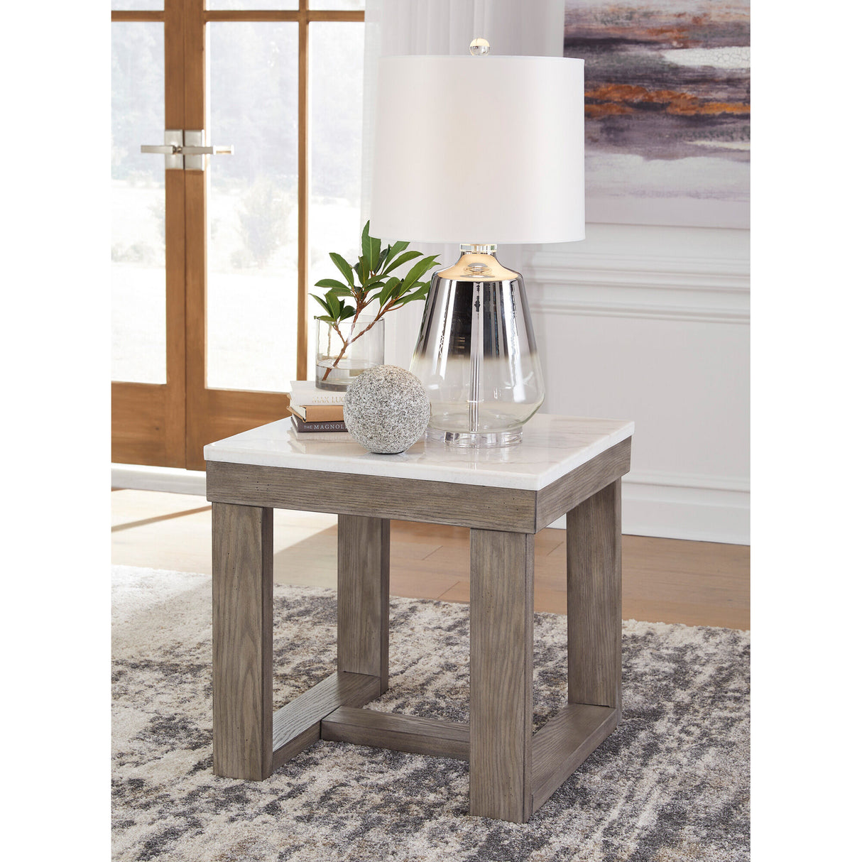 Loyaska Gray End Table - QK1087957_ASHL_LF1_RM