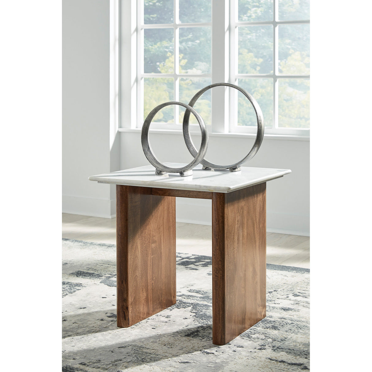 Isanti White Rectangular End Table - QK1087968_ASHL_LF1_RM